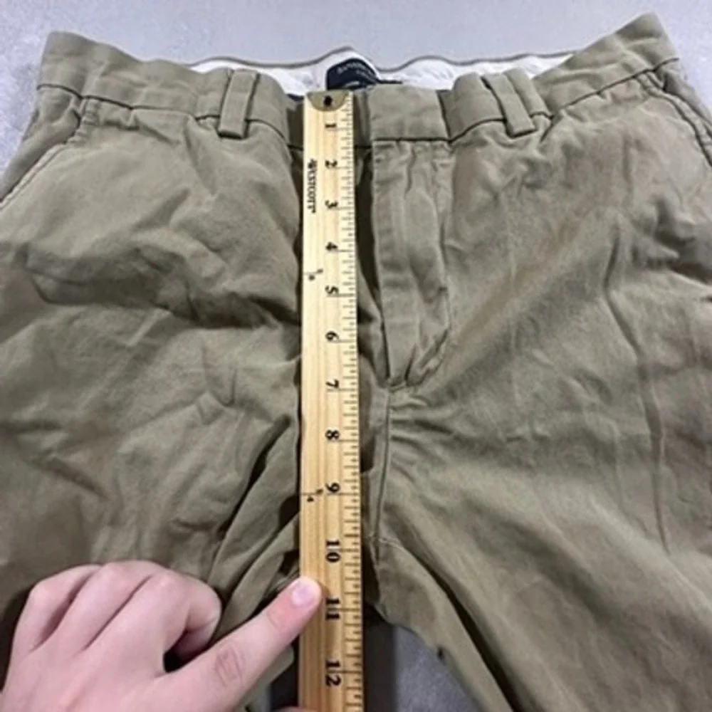 Banana Republic Aiden Chino Preppy Mens Slim Fit Pants 32x30 Khaki Tan
